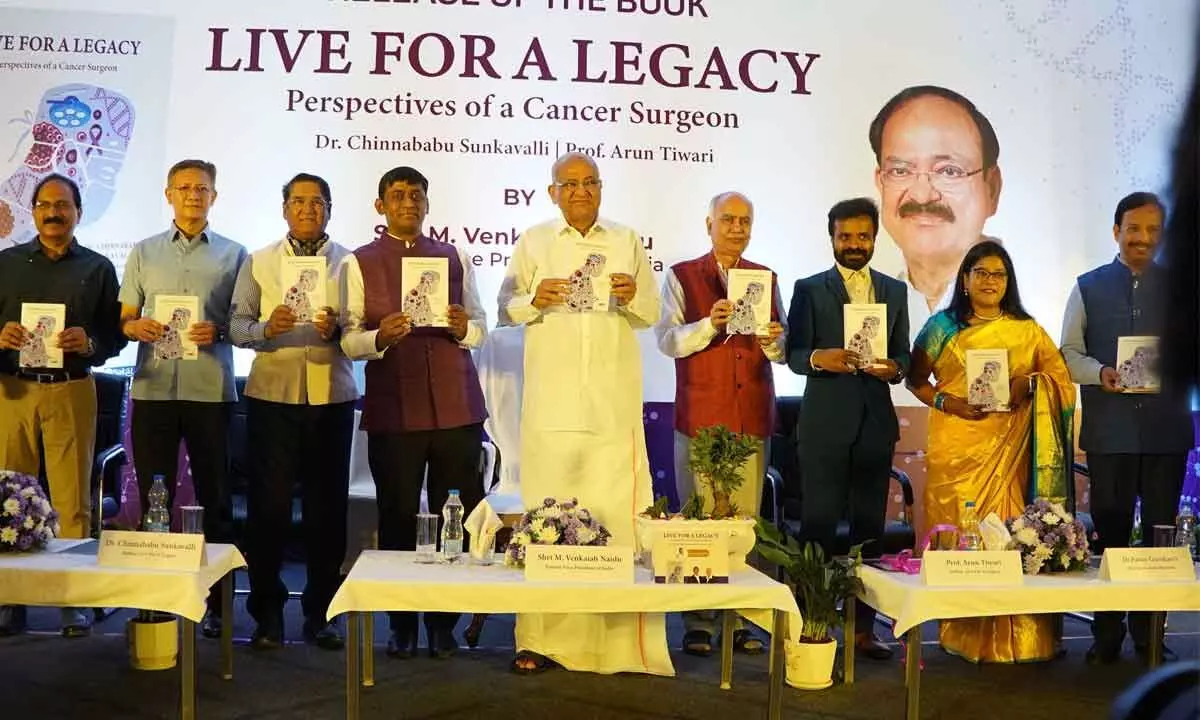 Venkaiah Naidu unveils ‘Live For A Legacy’ book