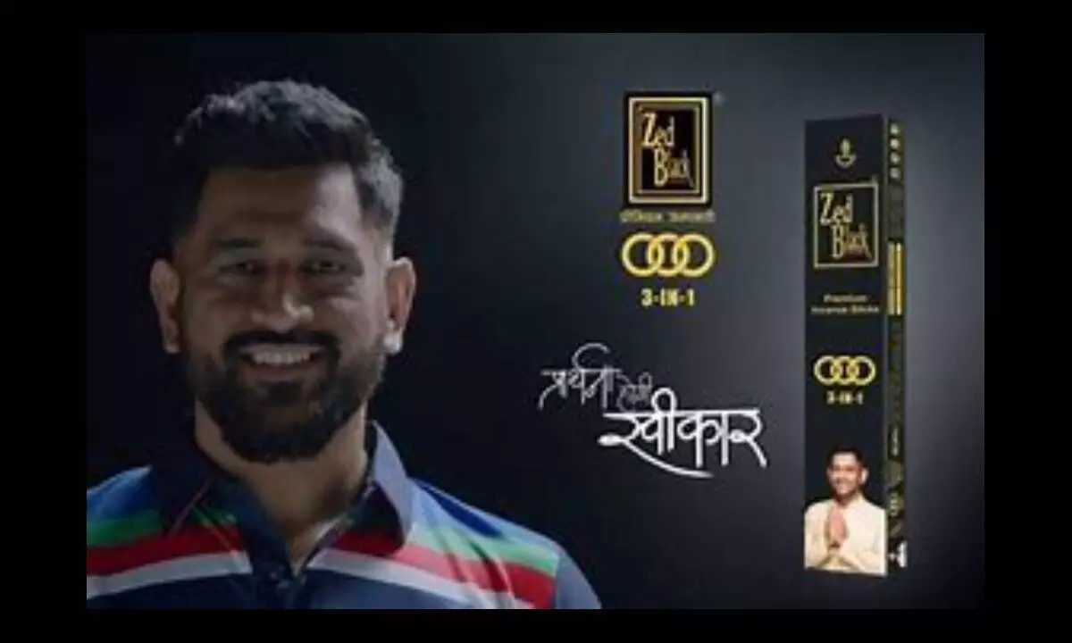 Zed Black Agarbatti partners with MS Dhoni for new TV commercial