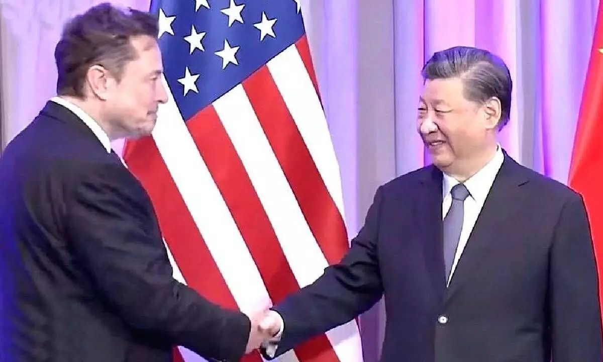 Tim Cook, Elon Musk greet Xi Jinping at gala dinner