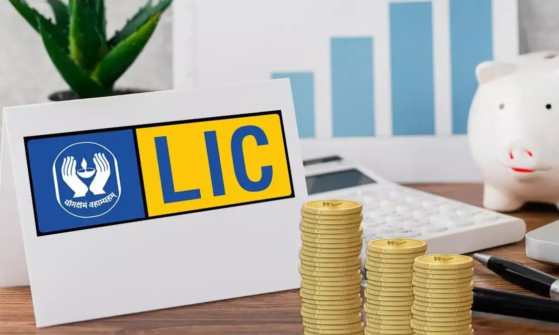 LIC shares soar around 10%; mcap rise to Rs37,855 cr