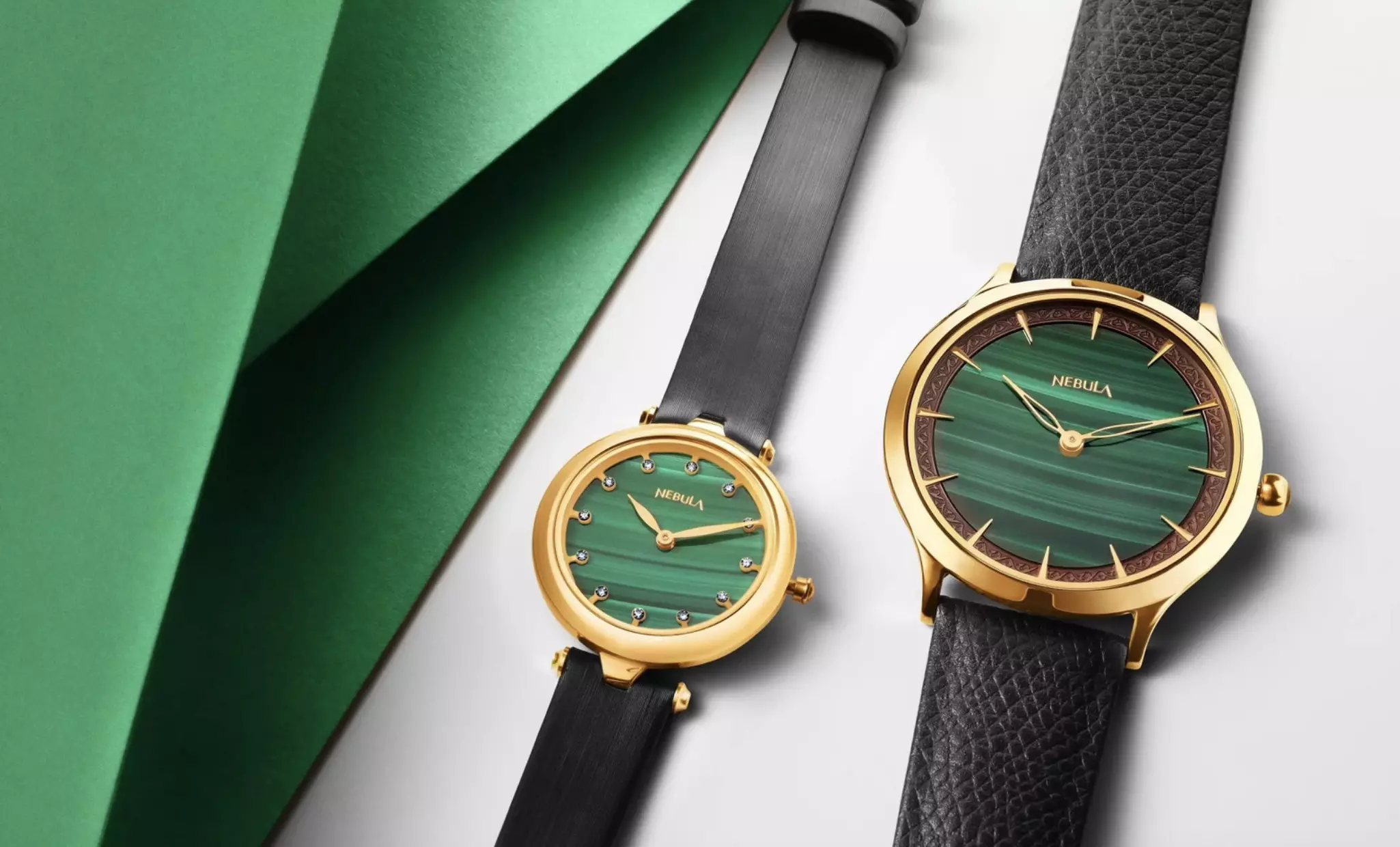 Titan Nebula: 18K Gold Watches and Art Deco Collection