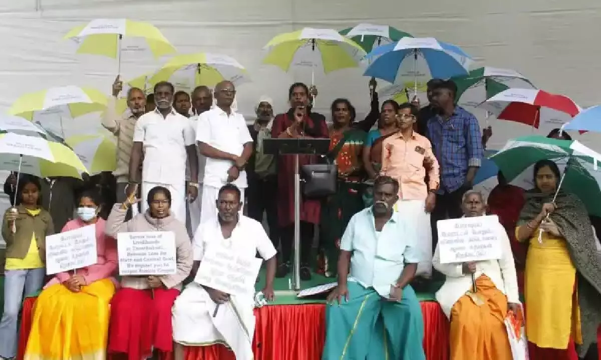 Villagers from Thoothukudi stage protest in Delhi, seek reopening of Sterlite Copper plant
