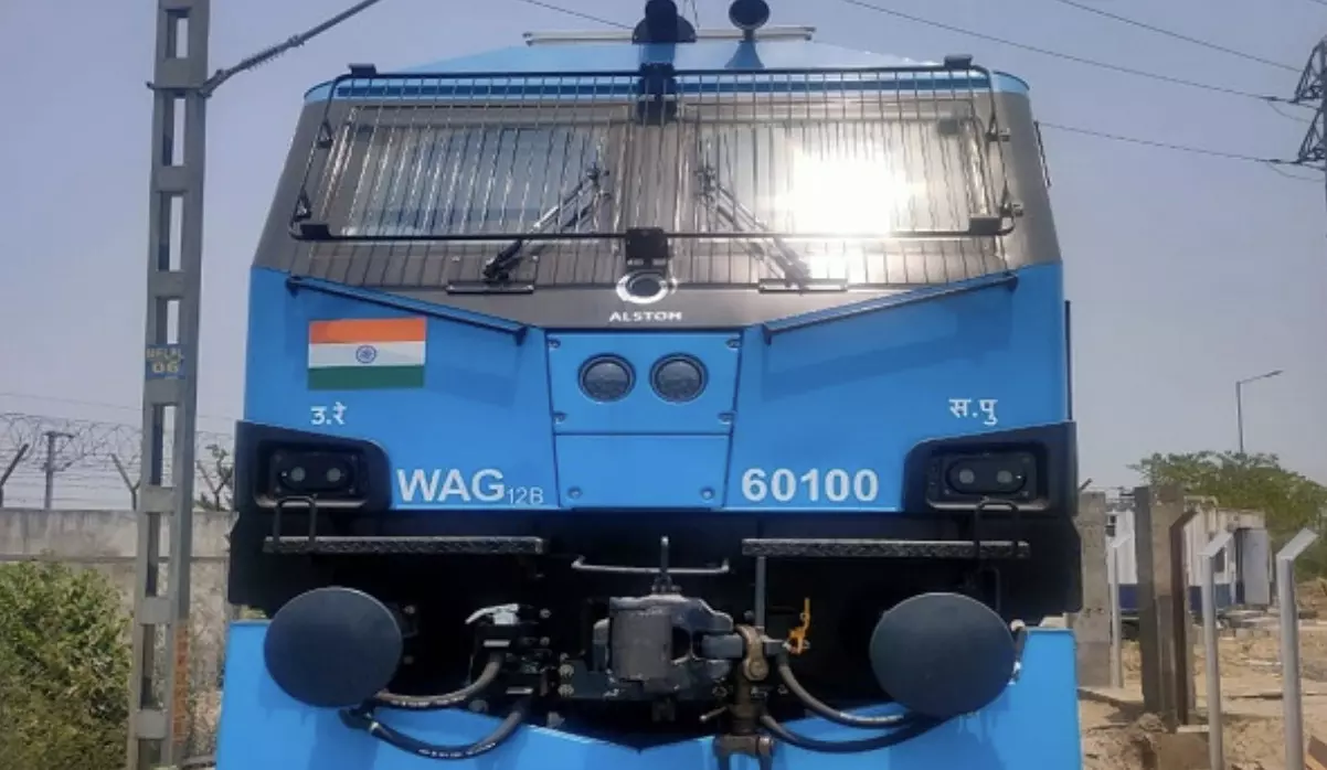 Watch video of Indias most powerful electric locomotive dubbed the Beast of Indian Railways