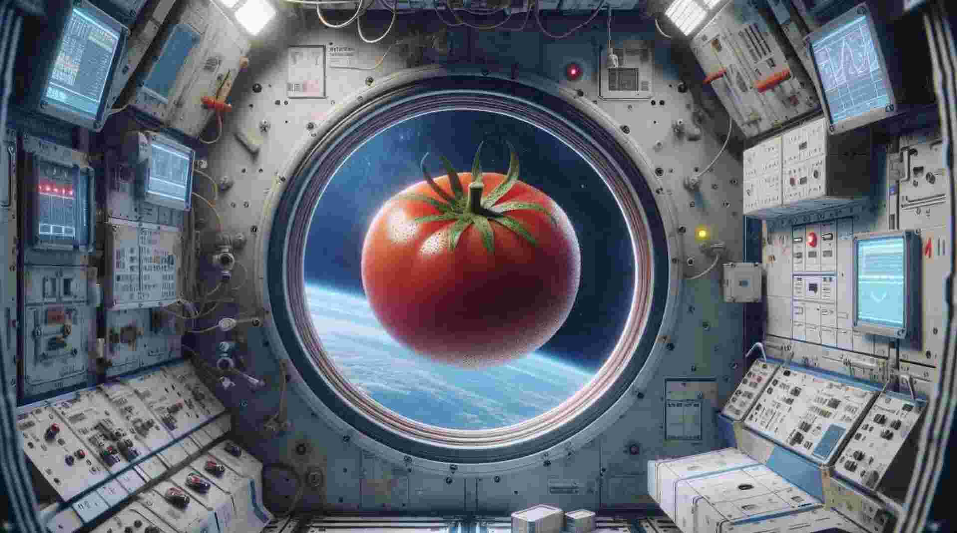 Астронавты Международной космической станции находят давно потерянные помидоры после эпического восьмимесячного космического путешествия!