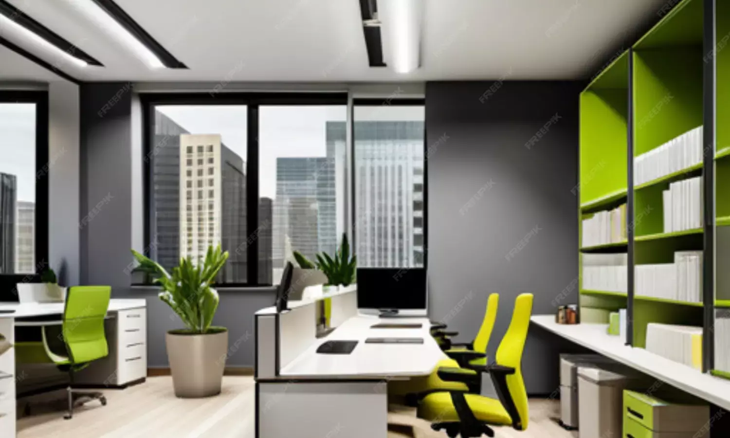 Colour, comfort, and connectivity in offices