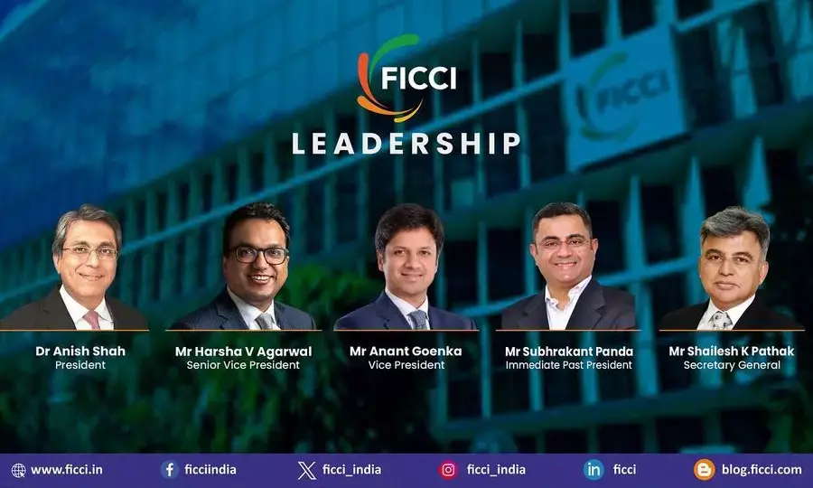 Dr Anish Shah takes over as FICCI President for 2023-24