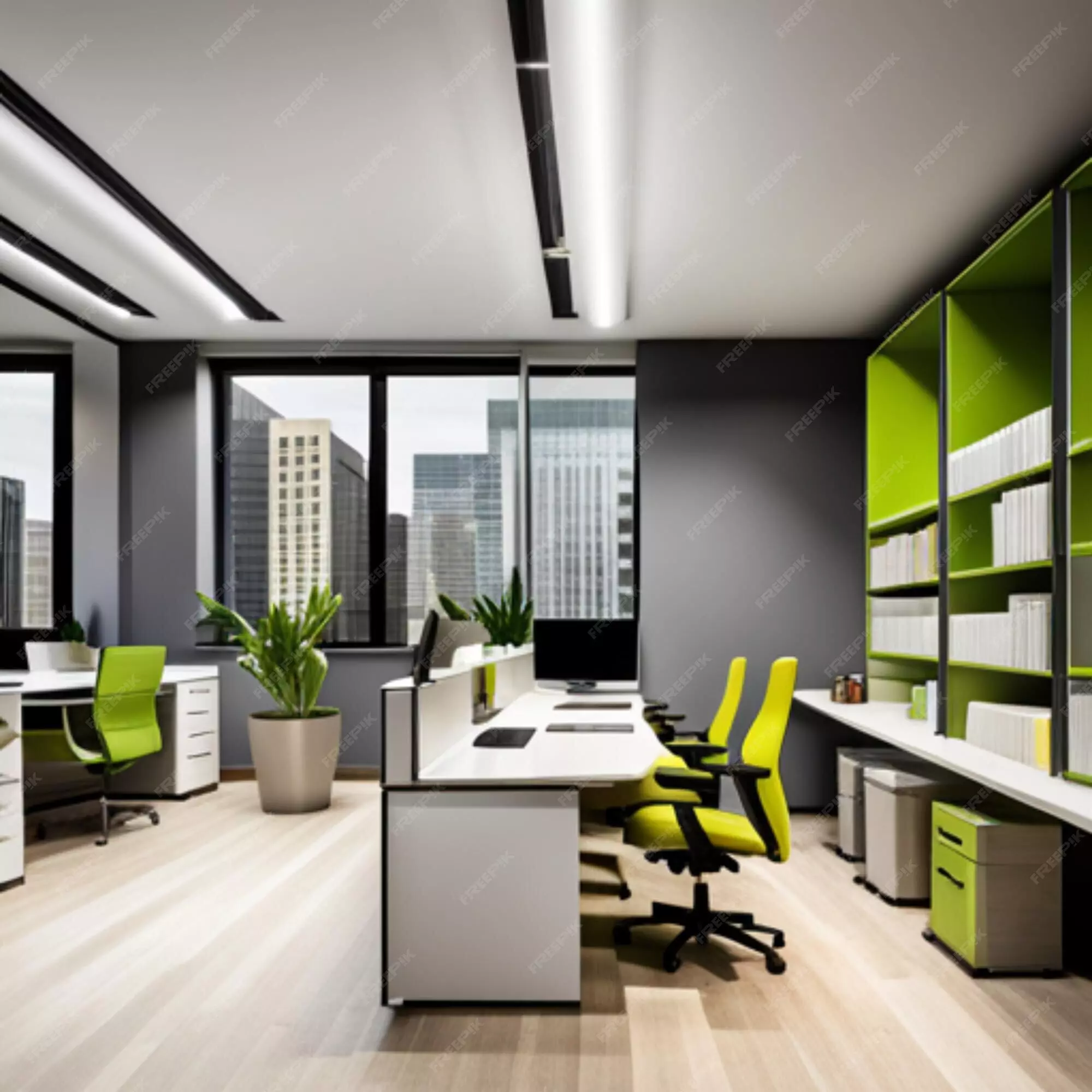 Colour, comfort, and connectivity in offices