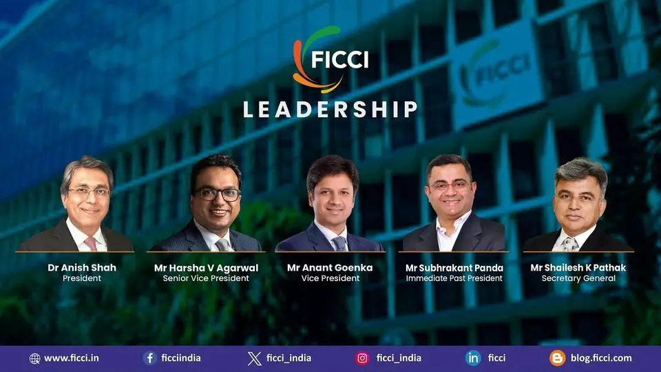 Dr Anish Shah takes over as FICCI President for 2023-24