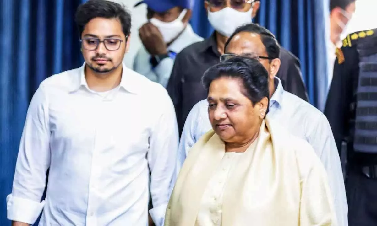 Mayawati names nephew Anand as her successor