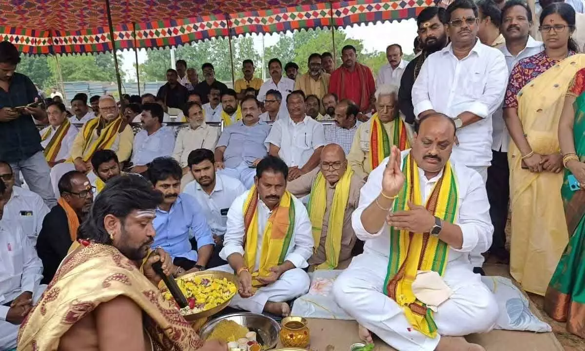 TDP-JSP gear up for massive rally at Yuva Galam culmination