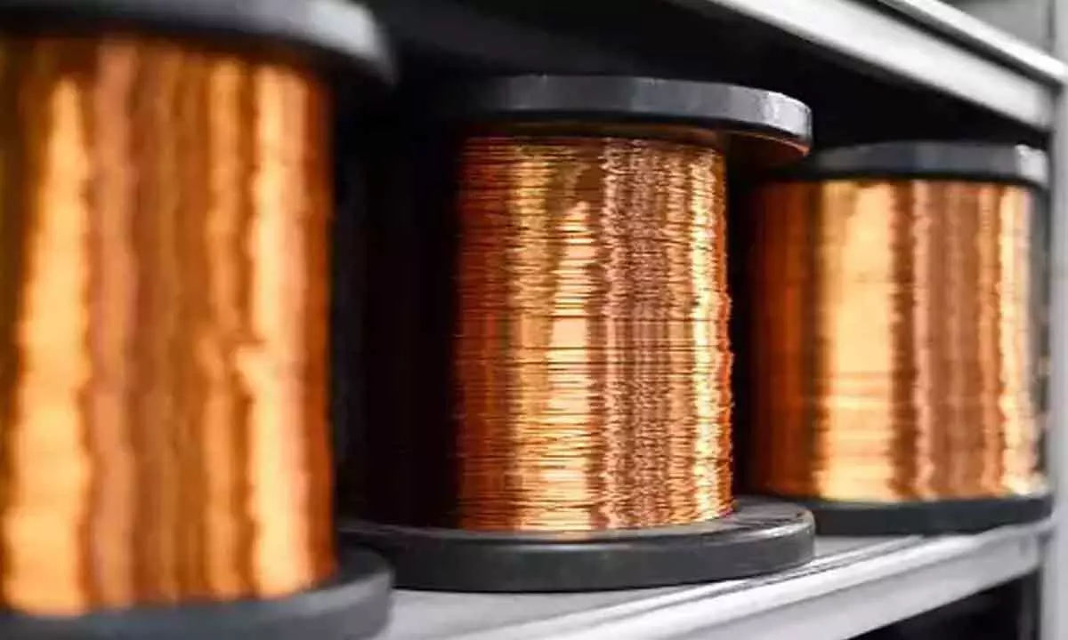 Copper futures gain on higher demand Copper futures gain on higher demand