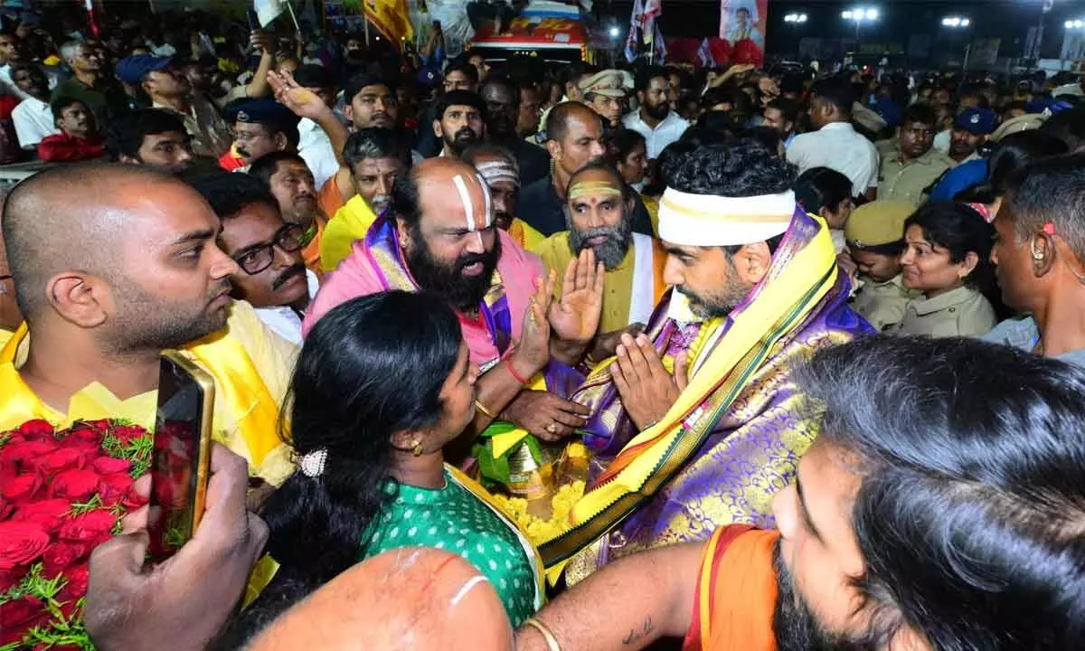 TDP-Jana Sena sound poll bugle at joint rally by Naidu-Pawan Kalyan