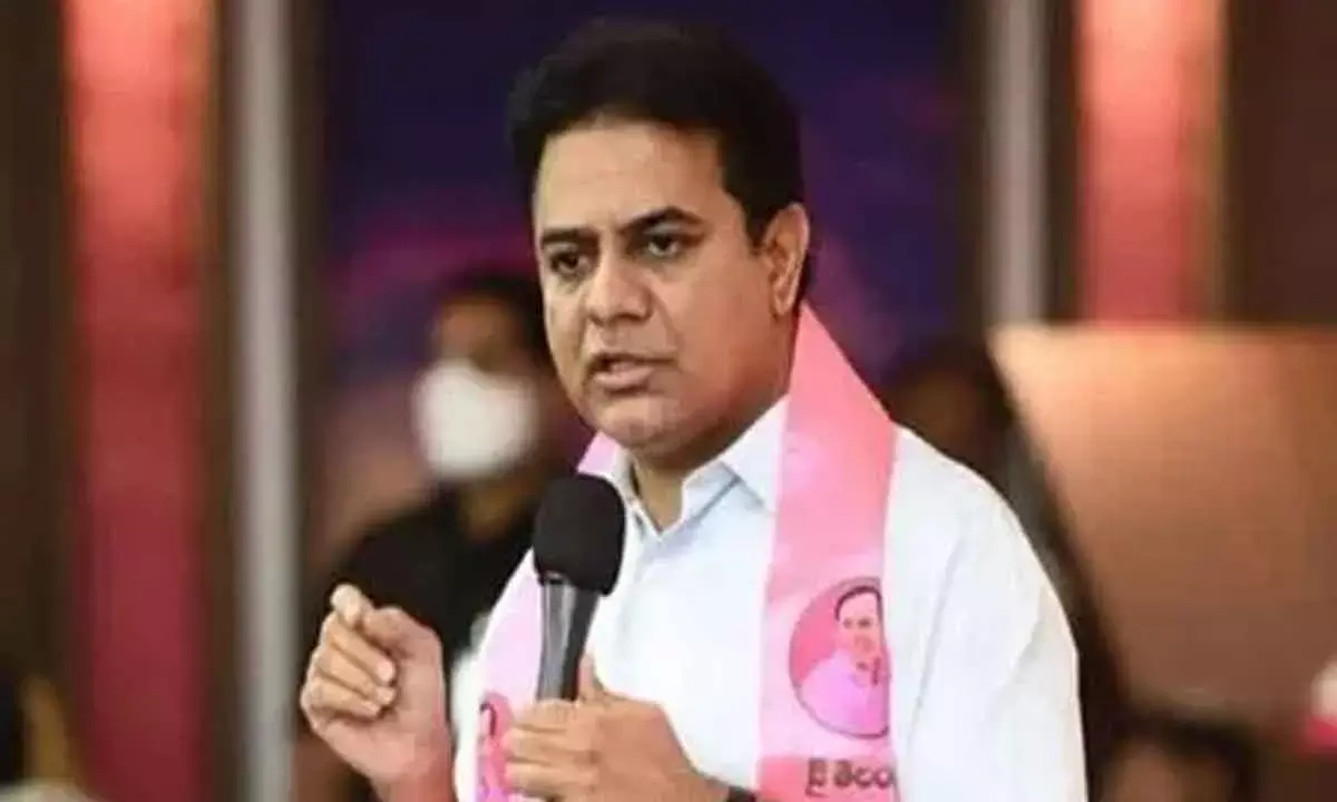 Bharat Rashtra Samithi (BRS) Working President KT Rama Rao