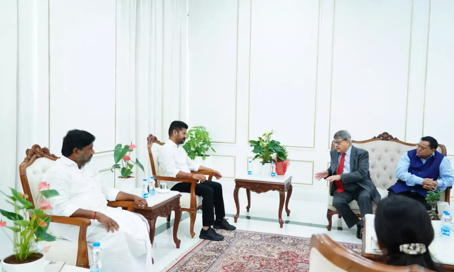 Resource allocation, and skill development at the core of the Telangana govt’s meeting with Niti Aayog officials