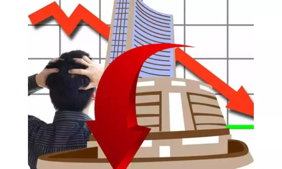 Sensex slips below 72K mark