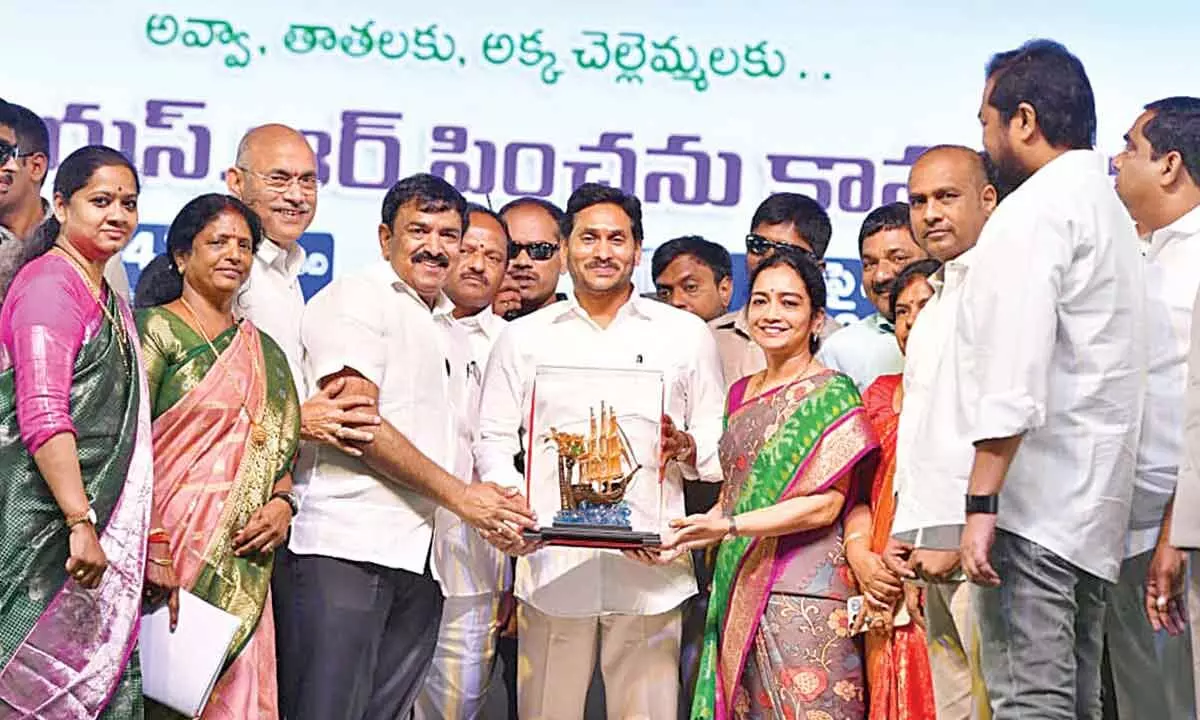 CM YS Jagan Mohan Reddy in Kakinada on Wednesday