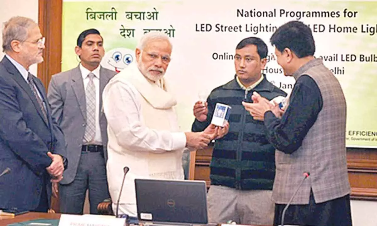 Launching of UJALA program by PM Narendra Modi in 2015