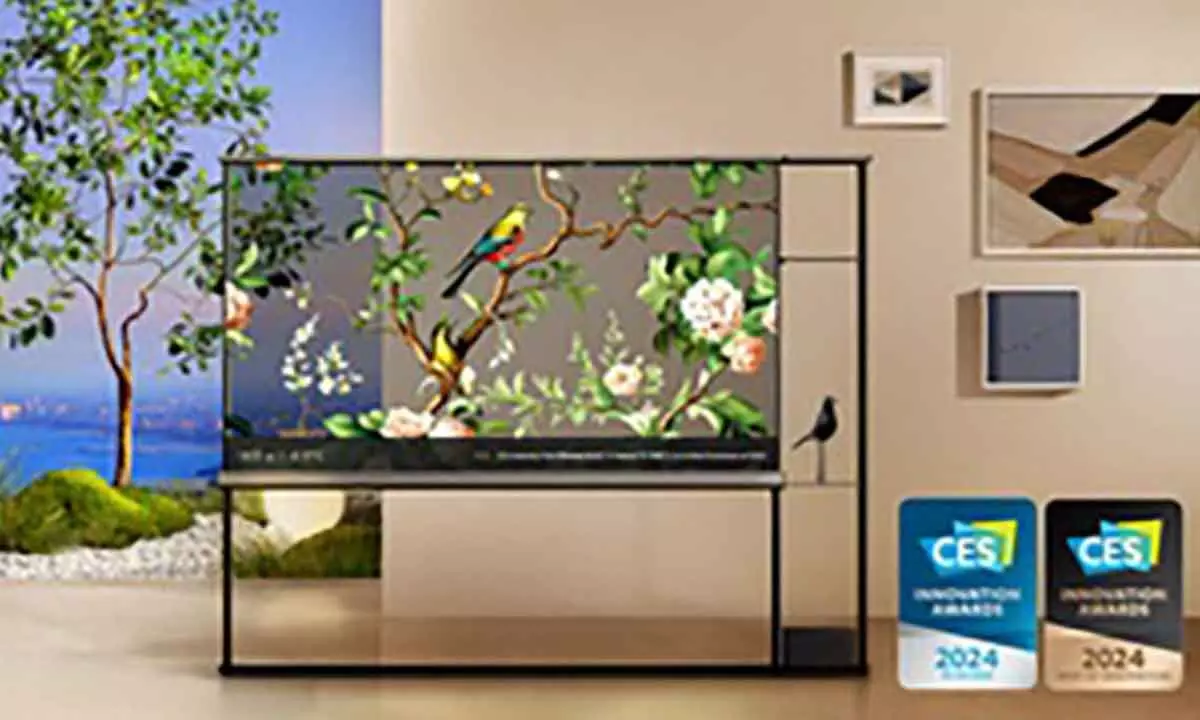 LG launches 1st wireless transparent OLED TV