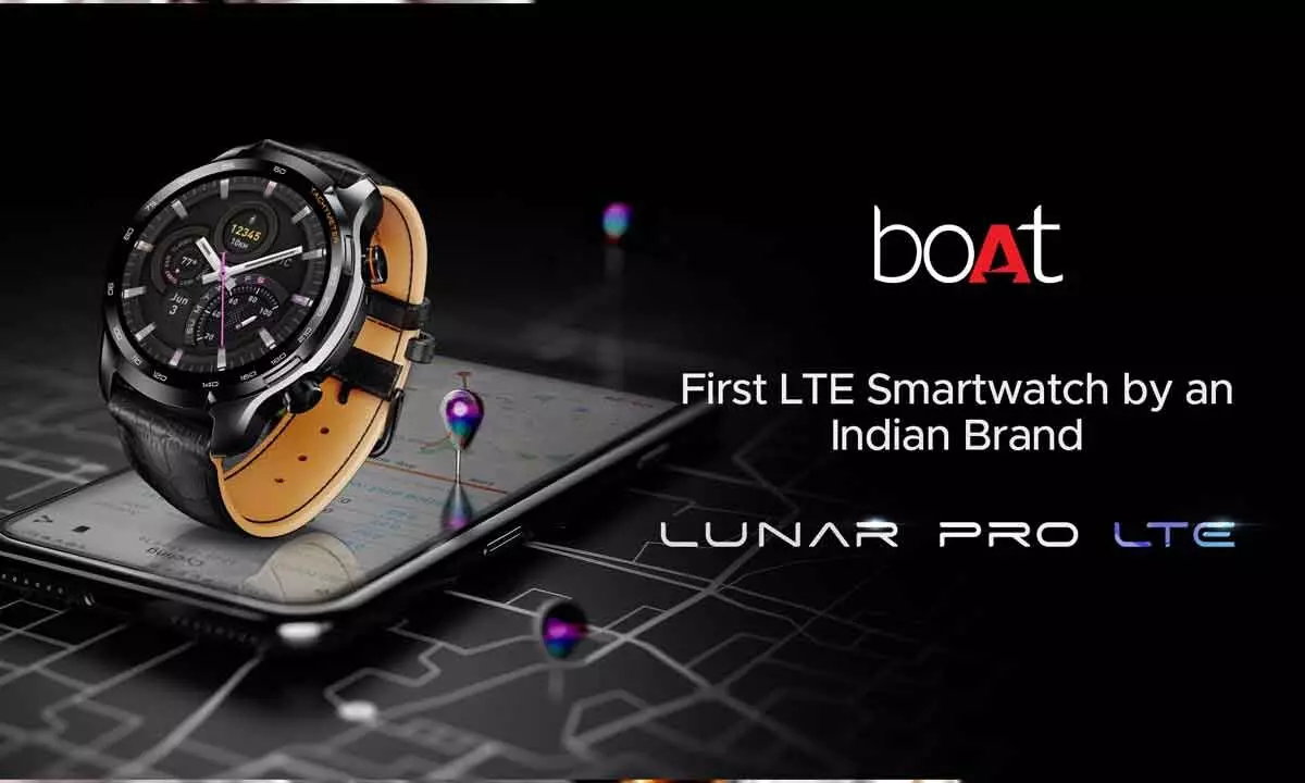 boAt launches smartwatch Lunar Pro LTE