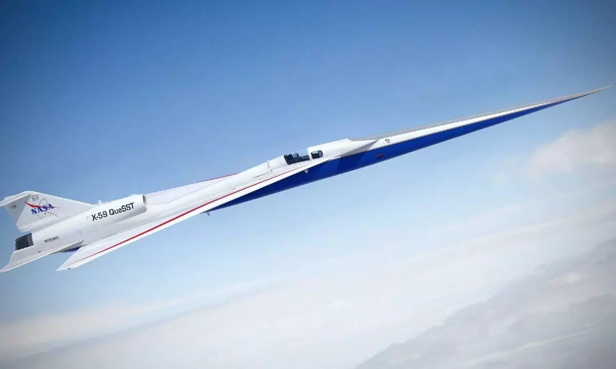 X-59 quiet supersonic jet from NASA, Lockheed makes its debut