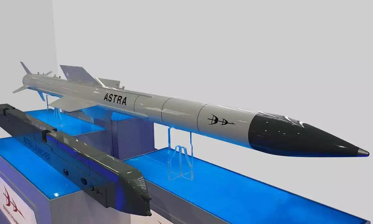 MoS Defence flags off Astra Missile for supply to IAF