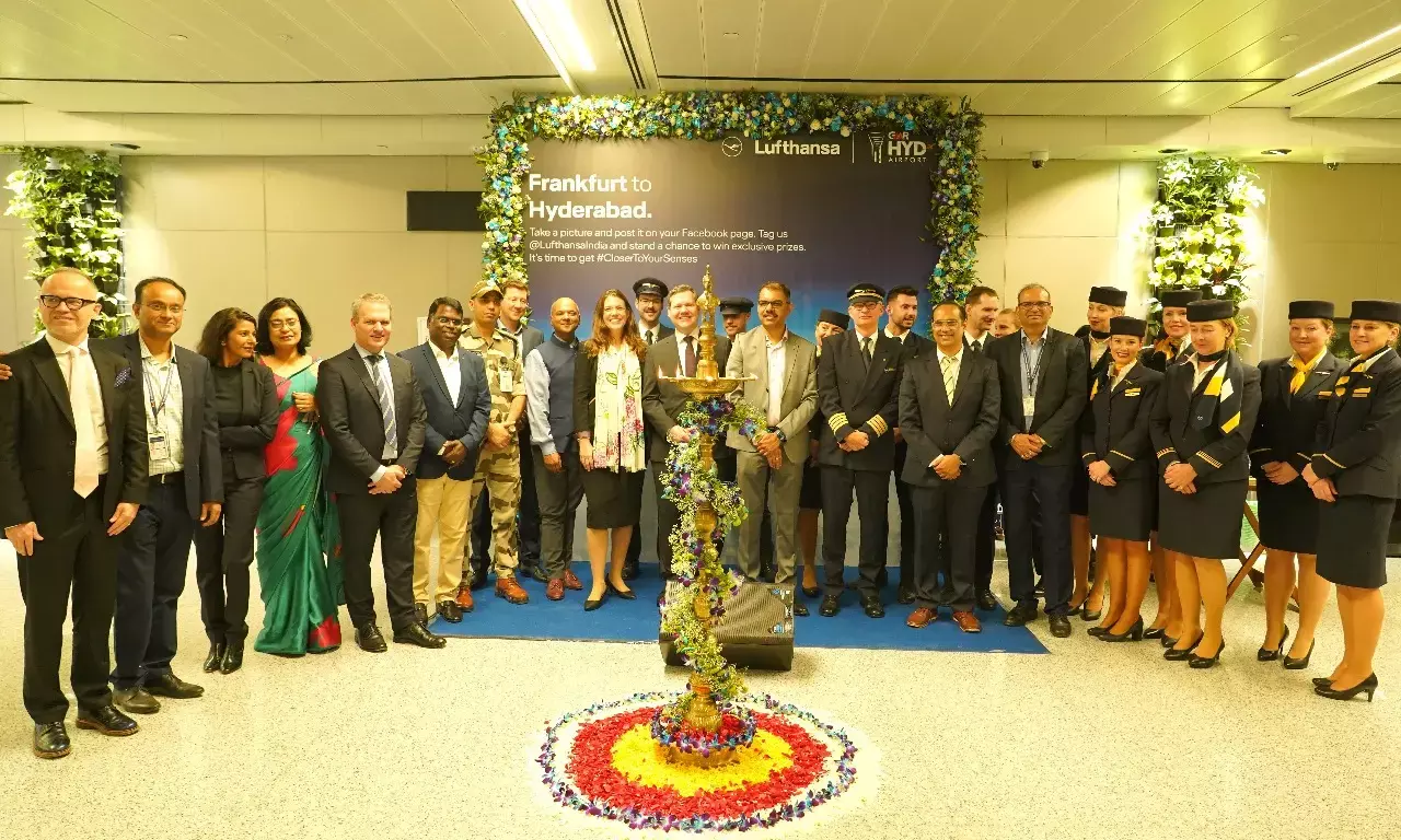 Lufthansa Airlines launches direct flight from Hyderabad to Frankfurt