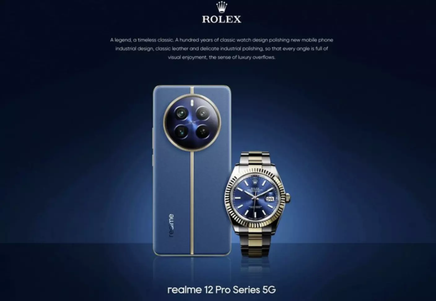 Rolex enters smartphone market: Realme 12 Pro special edition appears