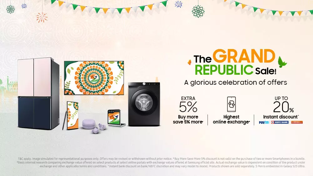 Samsung announces Republic Day sale