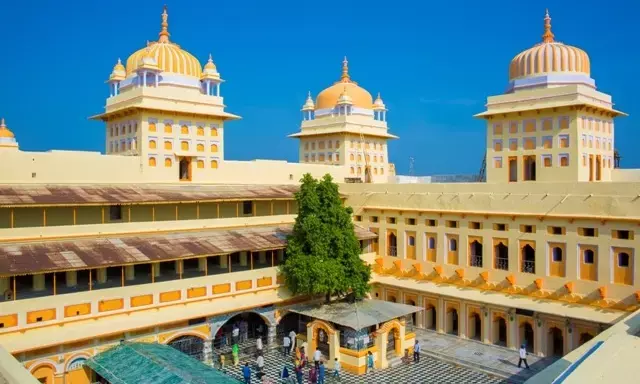 At Orchha temple, Lord Shri Ram is worshipped as king