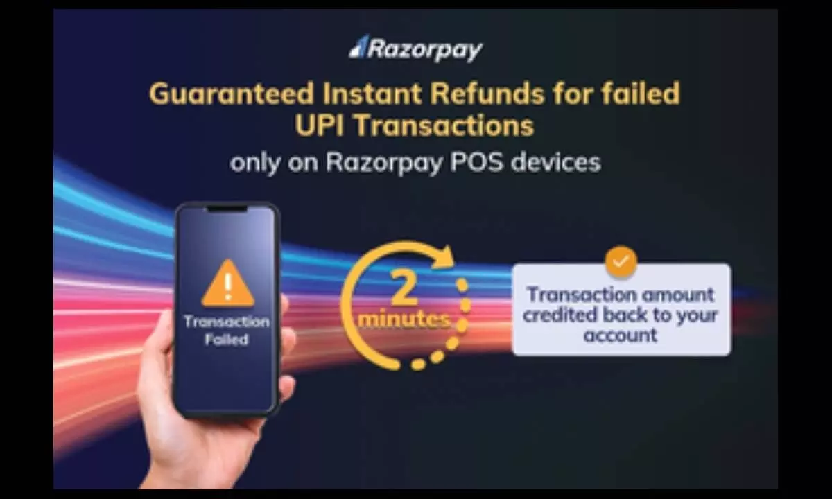Razorpay introduces 2-minute instant refunds on failed UPI transactions