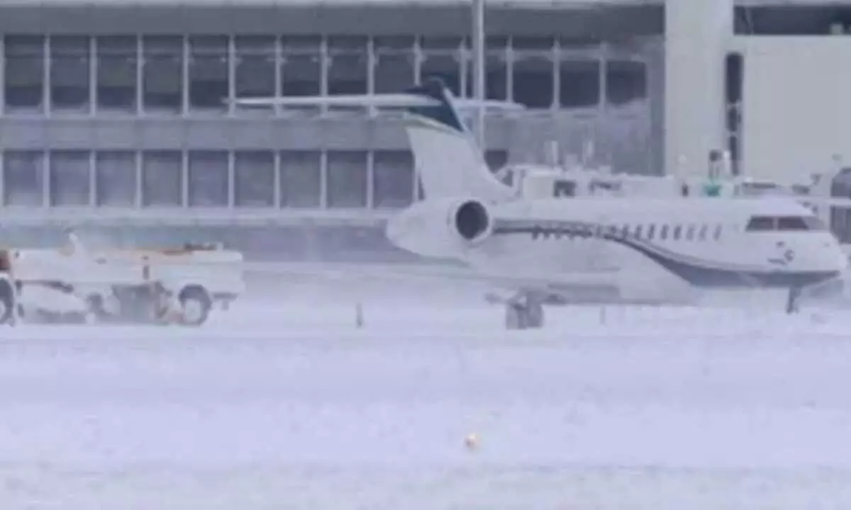 South Korea: Nearly 350 flights at Jeju airport canceled due to snow, winds
