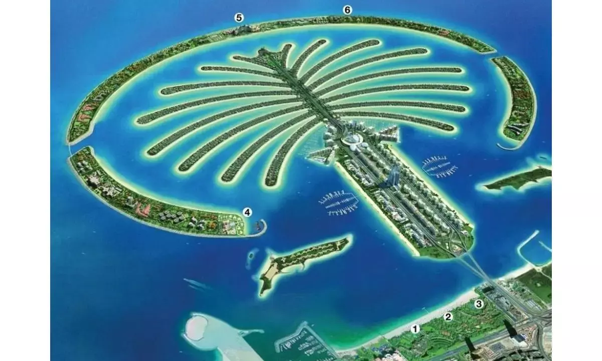 This nano-satellite captures Apple’s ring-shaped HQ, Palm Jumeirah