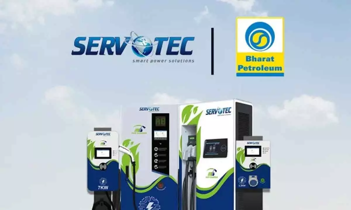 Servotech, BPCL to set up EV charging stations