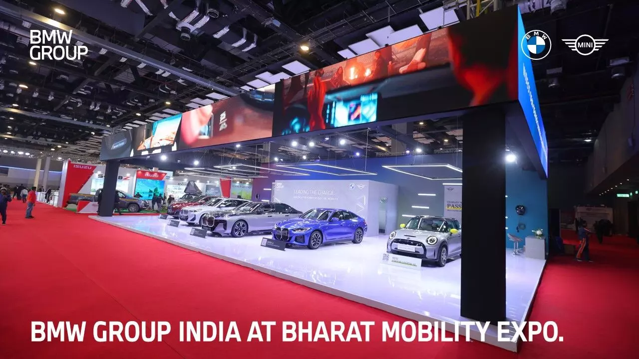 BMW dominates Bharat Mobility Expo 2024 with electric elegance