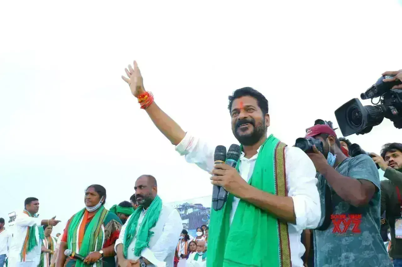 File photo of Revanth Reddy at Indervelli