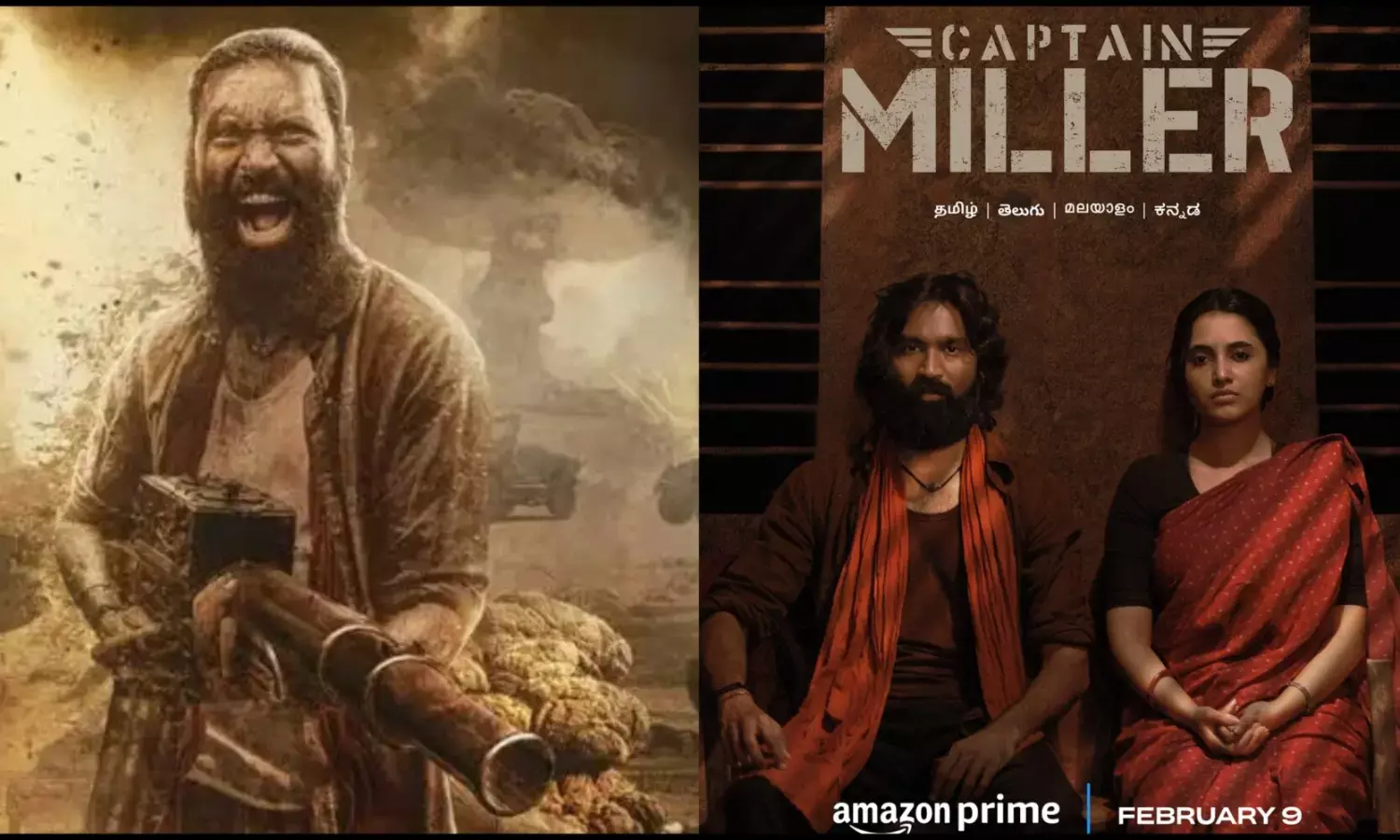 Captain Miller: Dhanushs Latest Film Set to Stream on OTT, set for Feb 9 release