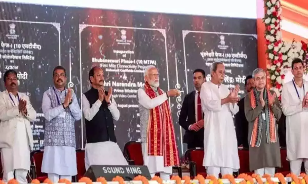 PM lays foundation stone for Talabira power project in Odisha