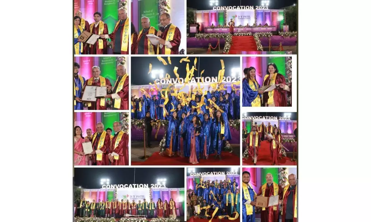 D Y Patil International University hosts 3rd Convocation Ceremony