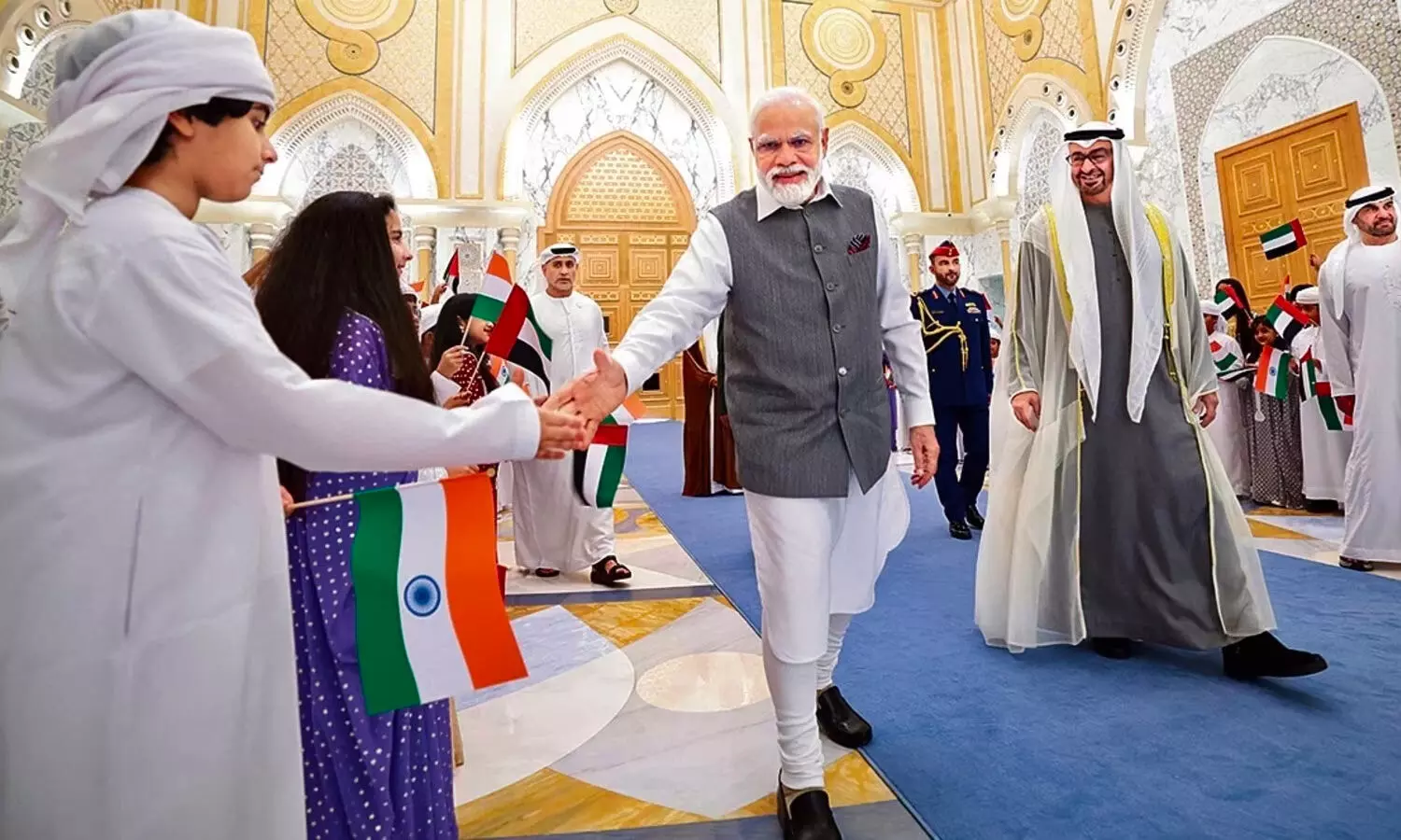 Modi in UAE India-UAE partnership: Strategic partnership between India and UAE Modi in UAE India-UAE partnership: Strategic partnership between India and UAE