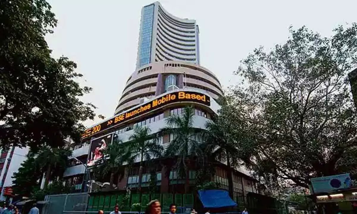 Sensex breaches 75k-milestone, but markets end lower