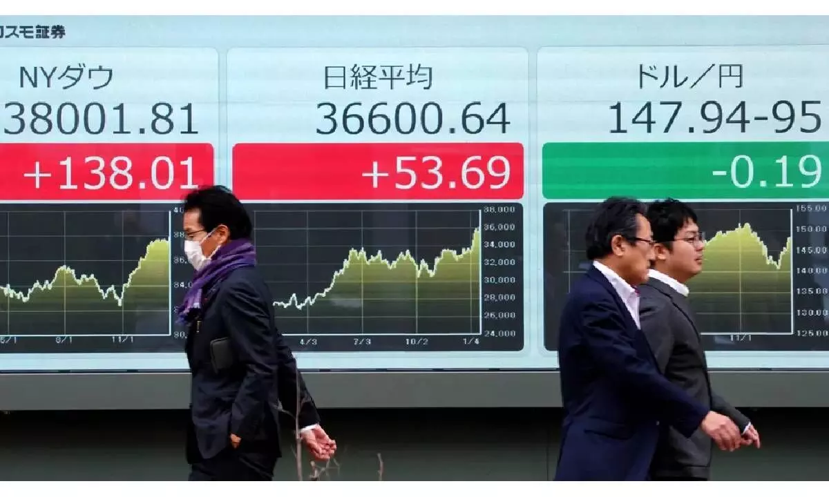 Japans stock market close to historic peak despite a recession