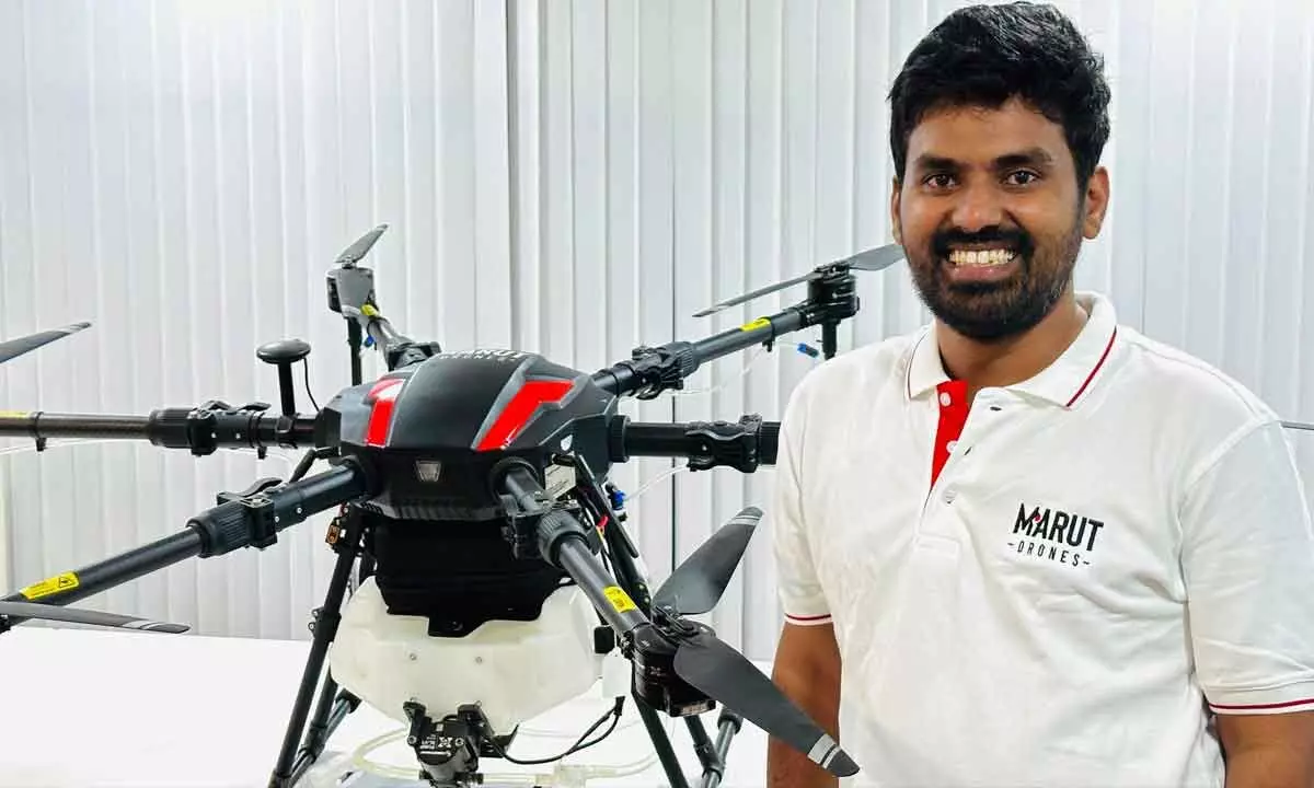 Marut Drones gets 20 yrs patent for direct seeding drone