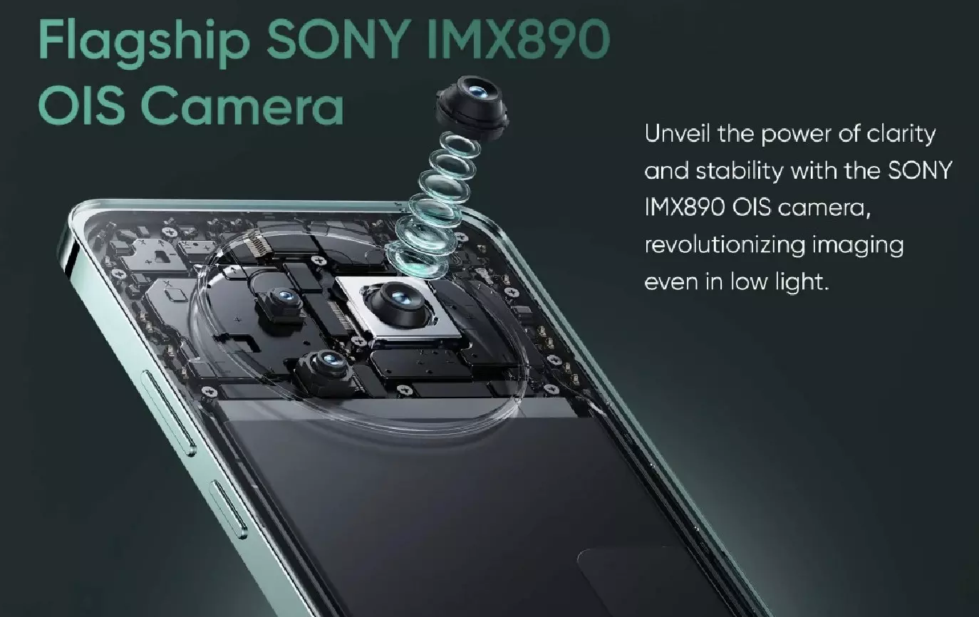 Realme Narzo 70 Pro 5G to sport a 50MP Sony IMX890 1/1.56-inch sensor, low light camera