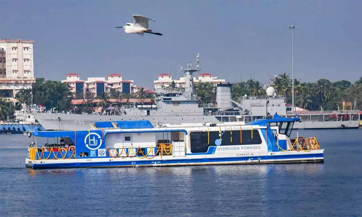 PM unveils India’s 1st hydrogen fuel cell ferry