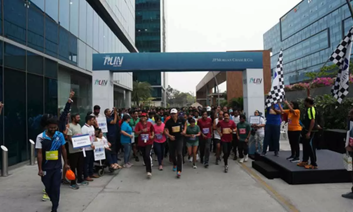 JP Morgan hosts 11th employee run