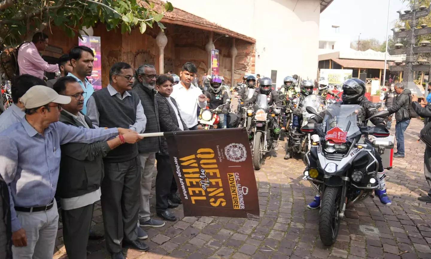 2 women bikers from Hyd take part in ‘Queens On The Wheel’