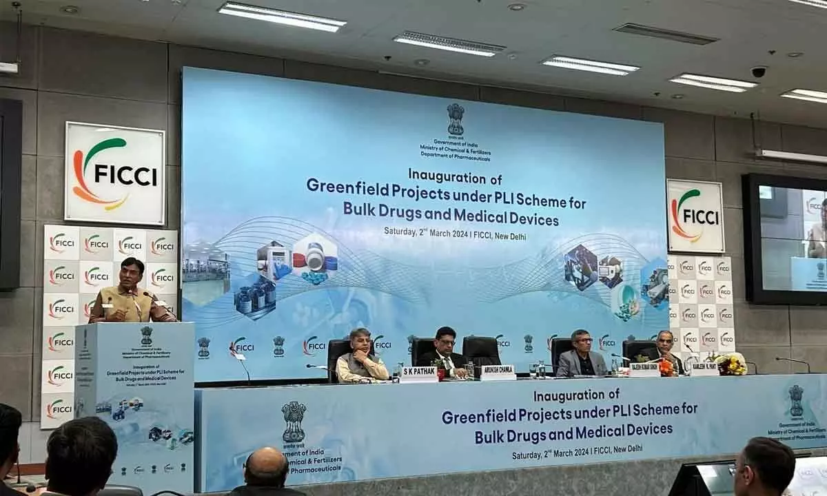 Various pharma and medical devices mfg projects unveiled under PLI scheme