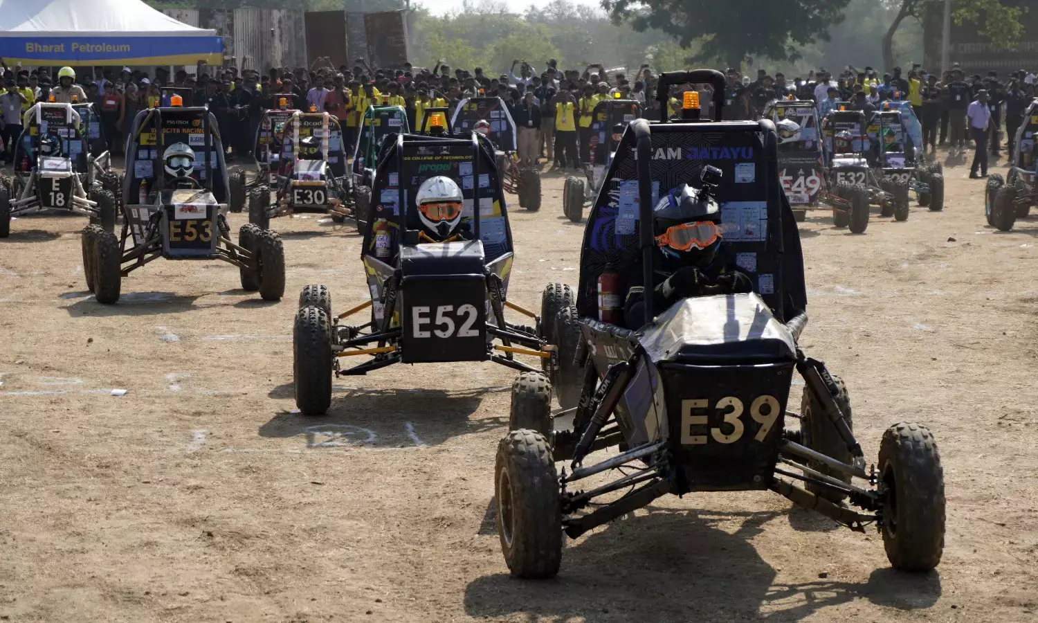 Telangana hosts first-ever endurance test of electric buggies, designed by student engineers