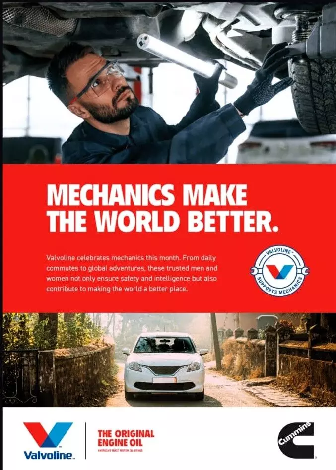 Valvoline celebrates mechanics vital role in society Valvoline celebrates mechanics vital role in society
