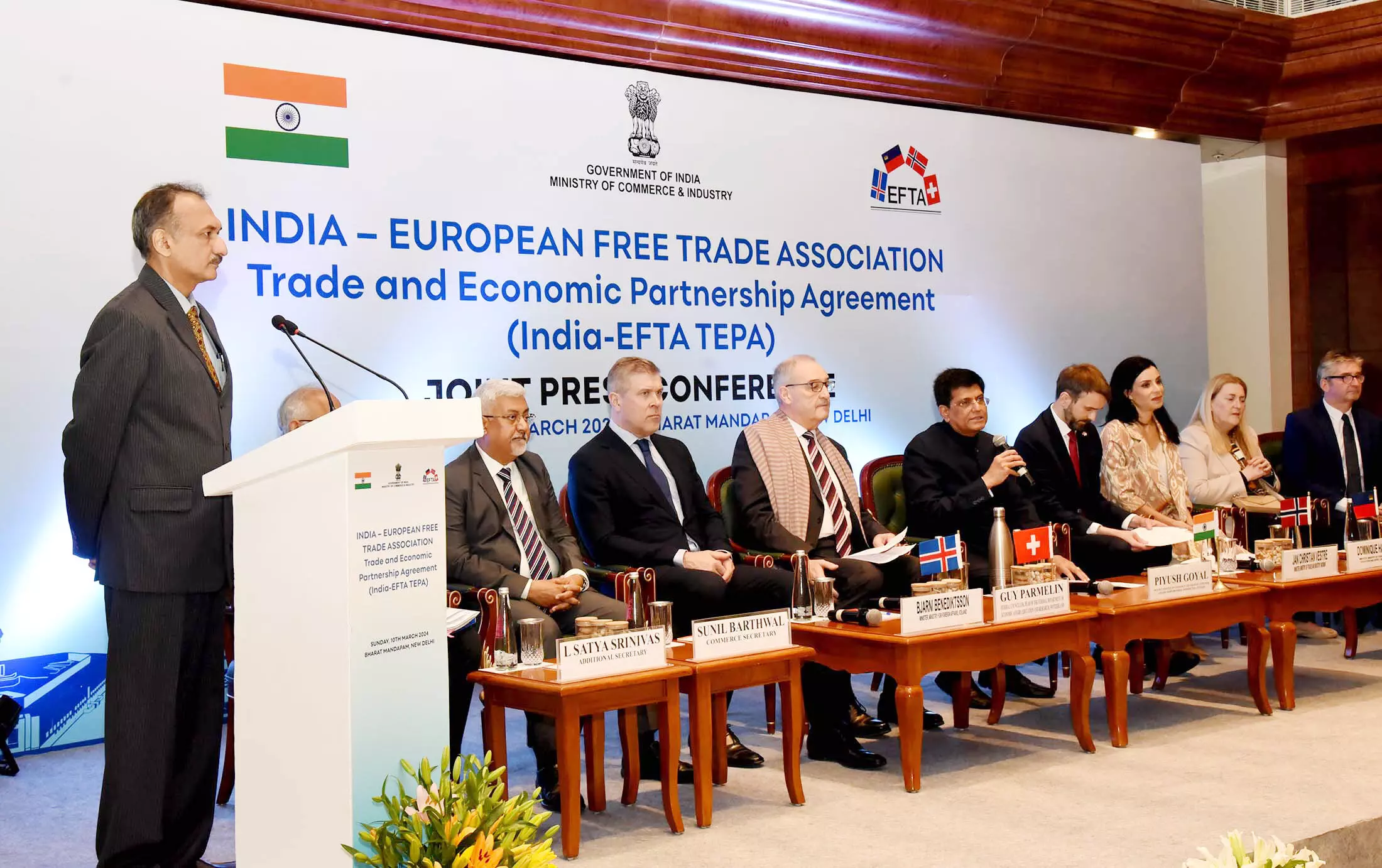 India can withdraw duty concessions if $100 bn investment is not met by EFTA